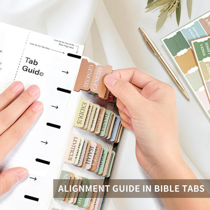 Large Print Laminated Bible Tabs for Easy Navigation