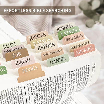 Large Print Laminated Bible Tabs for Easy Navigation