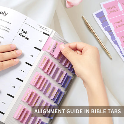 Large Print Laminated Bible Tabs for Easy Navigation