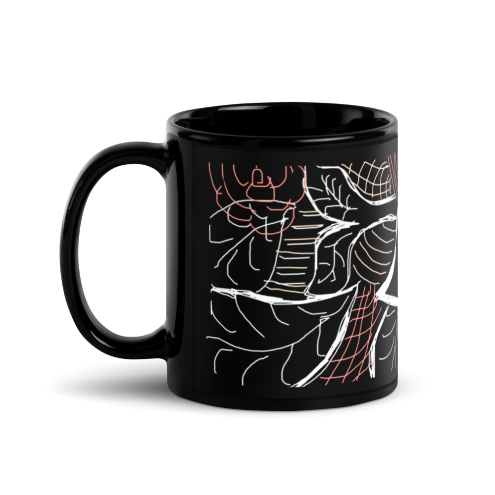 House of the Guud Shepherd Black Glossy Mug