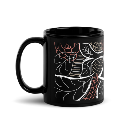 House of the Guud Shepherd Black Glossy Mug