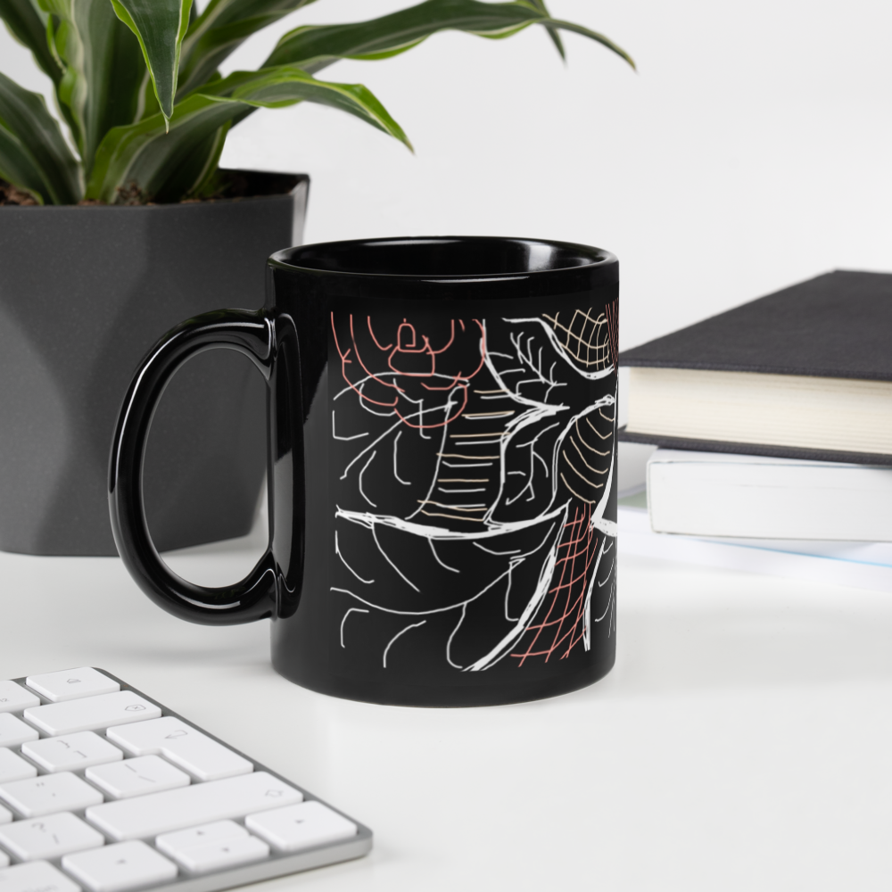 House of the Guud Shepherd Black Glossy Mug