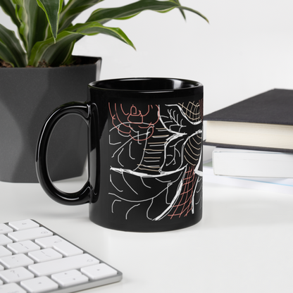 House of the Guud Shepherd Black Glossy Mug