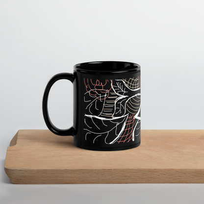 House of the Guud Shepherd Black Glossy Mug