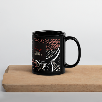 House of the Guud Shepherd Black Glossy Mug